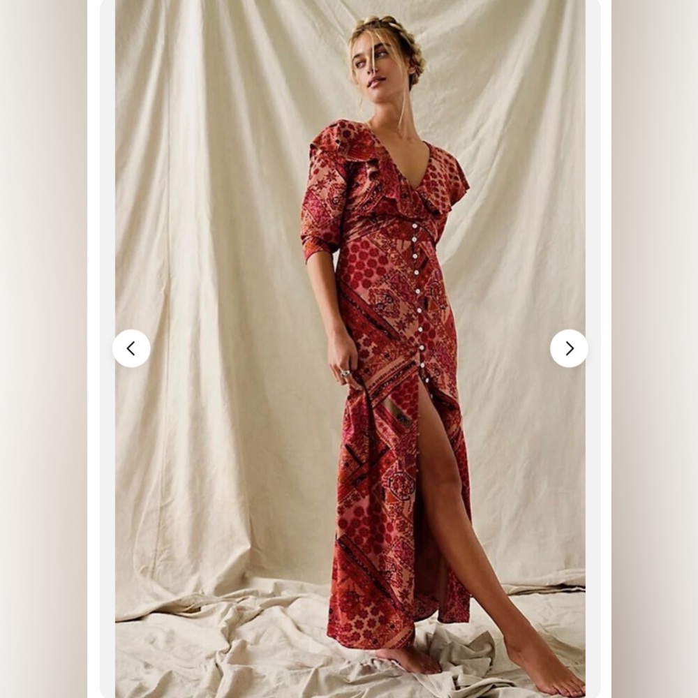 🆕FREE PEOPLE LENNON PRIMROSE COMBO DRESS(Sz XS)